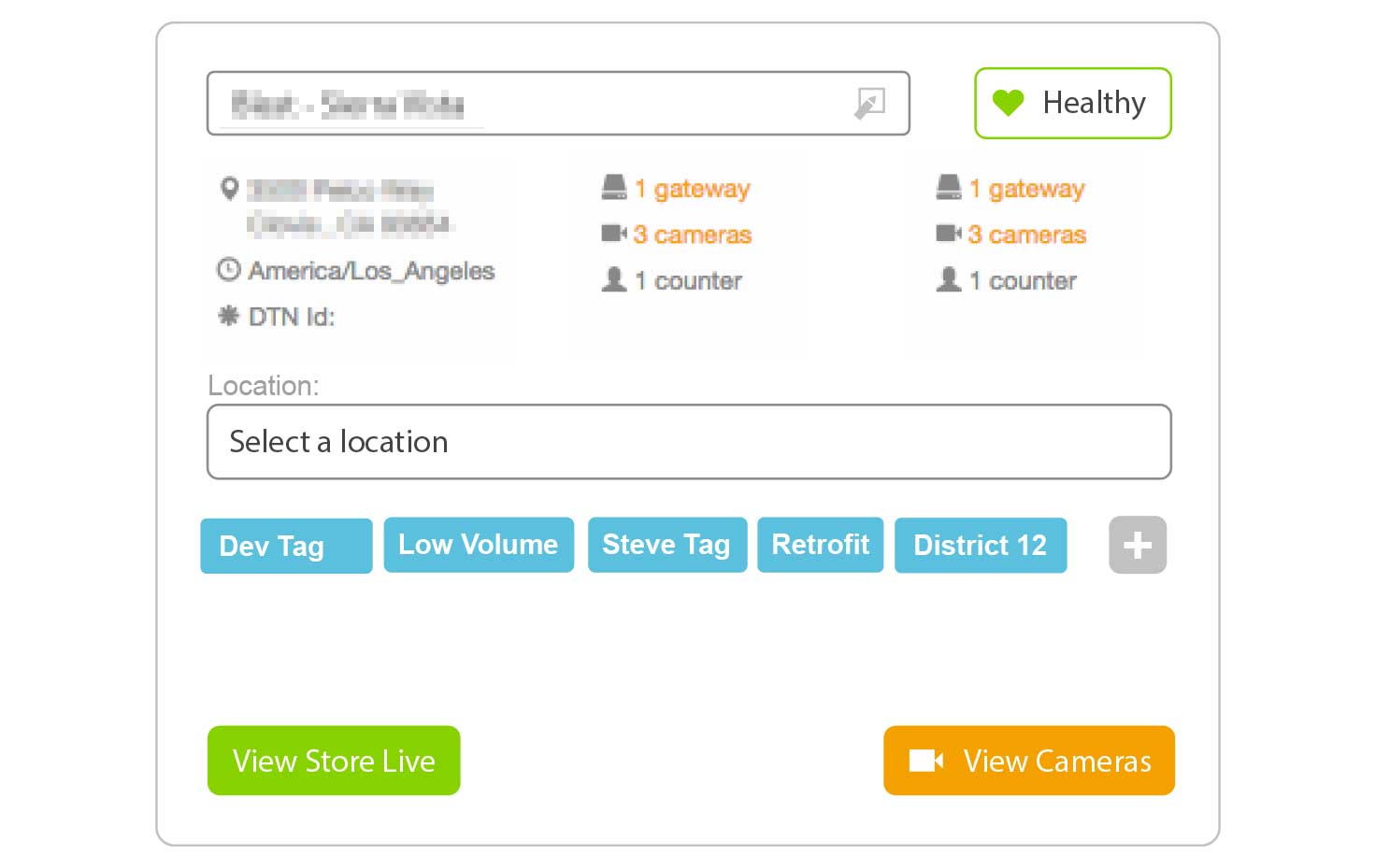 Example of a UI highlighting folksonomy tagging